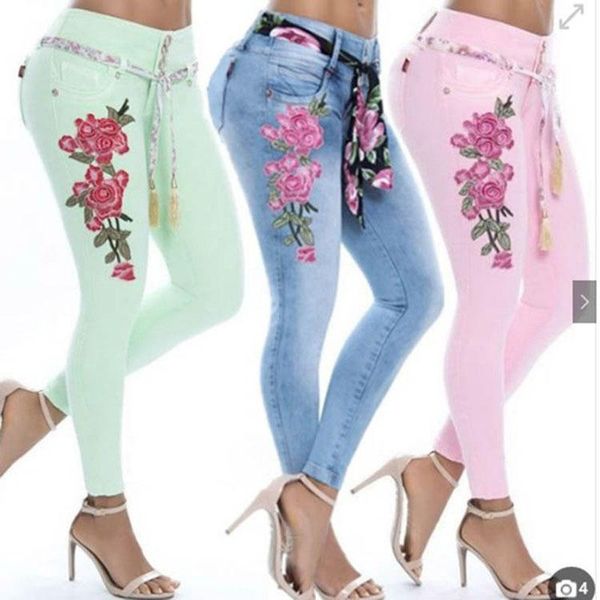 fashion embroidery jeans women high bounce denim pencil pants 2019new women casual pants slim jeans plus size clothing 5xl, Blue
fashion embroidery jeans women high bounce denim pencil pants 2019new women casual pants slim jeans plus size clothing 5xl, Blue