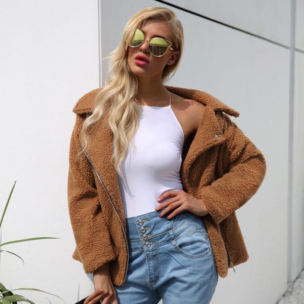 elegant faux fur coat women pink autumn winter high street fashion oblique zipper fake fur jacket hairy overcoat outwear 6q2142, Black
elegant faux fur coat women pink autumn winter high street fashion oblique zipper fake fur jacket hairy overcoat outwear 6q2142, Black