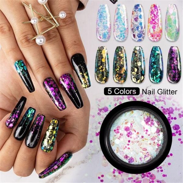 5 color nail glitter sequins diamond sparkle 3d mixed hexagon holographic flakes manicure decoration nail art tips dust set, Silver;gold
5 color nail glitter sequins diamond sparkle 3d mixed hexagon holographic flakes manicure decoration nail art tips dust set, Silver;gold