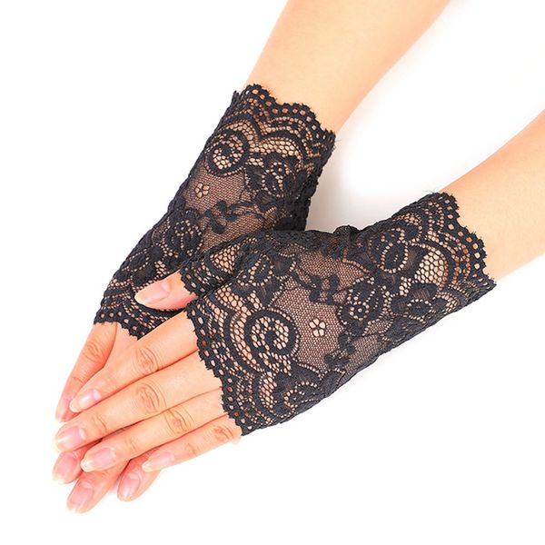 womens lace gloves 2019 winter white black ladies half finger fishnet gloves heated mesh, Blue;gray
womens lace gloves 2019 winter white black ladies half finger fishnet gloves heated mesh, Blue;gray