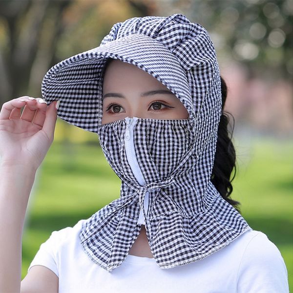 summer plaid zipper big sunshade sunscreen edge sunscreen sun hat women's uv-proof sunshade tea-picking hat riding, Blue;gray
summer plaid zipper big sunshade sunscreen edge sunscreen sun hat women's uv-proof sunshade tea-picking hat riding, Blue;gray