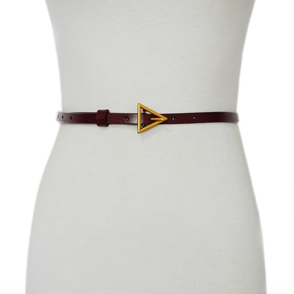 women's coat leather belt women's triangle buckle cowhide decorative thin belt with skirt coat, Black;brown
women's coat leather belt women's triangle buckle cowhide decorative thin belt with skirt coat, Black;brown