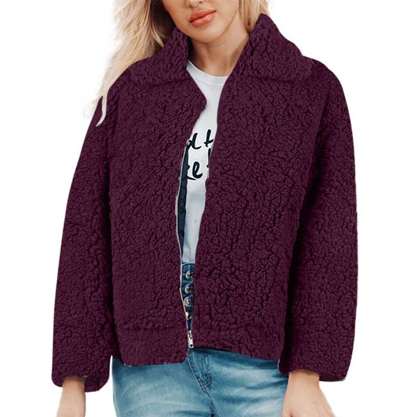 2019 new women outerwear winter clothing coat new fashion warm artificial wool coat elegant cardigan woolen outerwear, Black
2019 new women outerwear winter clothing coat new fashion warm artificial wool coat elegant cardigan woolen outerwear, Black