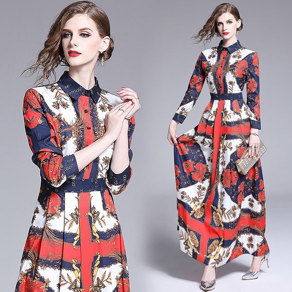 luxury retro casual shirt dress women fashion spring autumn runway long sleeve ladies slim party prom plus size dresses, Black;gray
luxury retro casual shirt dress women fashion spring autumn runway long sleeve ladies slim party prom plus size dresses, Black;gray
