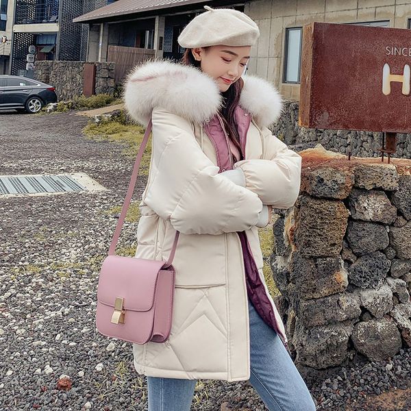 women winter mid-long parkas jacket 2019 pockets thick warm winter fur collar hooded jacket coat parkas outwear, Tan;black
women winter mid-long parkas jacket 2019 pockets thick warm winter fur collar hooded jacket coat parkas outwear, Tan;black