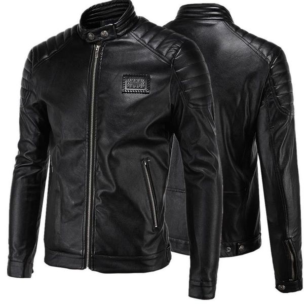 mens autumn winter leather jackets mens fashion casual straight large size moto&biker pu leather coats outdoor windproof jackets, Black
mens autumn winter leather jackets mens fashion casual straight large size moto&biker pu leather coats outdoor windproof jackets, Black