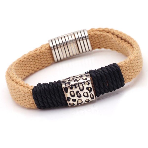 2019 handmade new punk black braid wrap bracelets for women vintage punk men jewelry wristband bracelets bangles, Golden;silver
2019 handmade new punk black braid wrap bracelets for women vintage punk men jewelry wristband bracelets bangles, Golden;silver