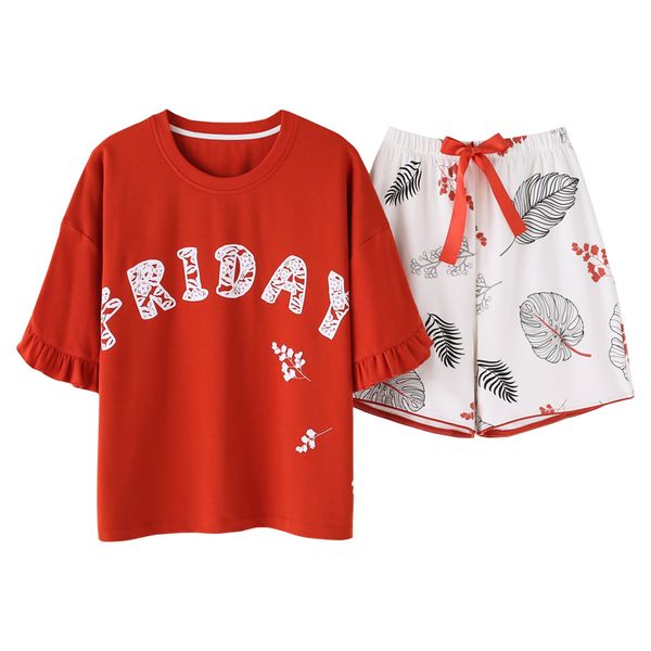 summer short knitted cotton young women's pajama set sweet girls letter womens nightgowns pants pajama sets sleepwear pyjamas, Blue;gray
summer short knitted cotton young women's pajama set sweet girls letter womens nightgowns pants pajama sets sleepwear pyjamas, Blue;gray