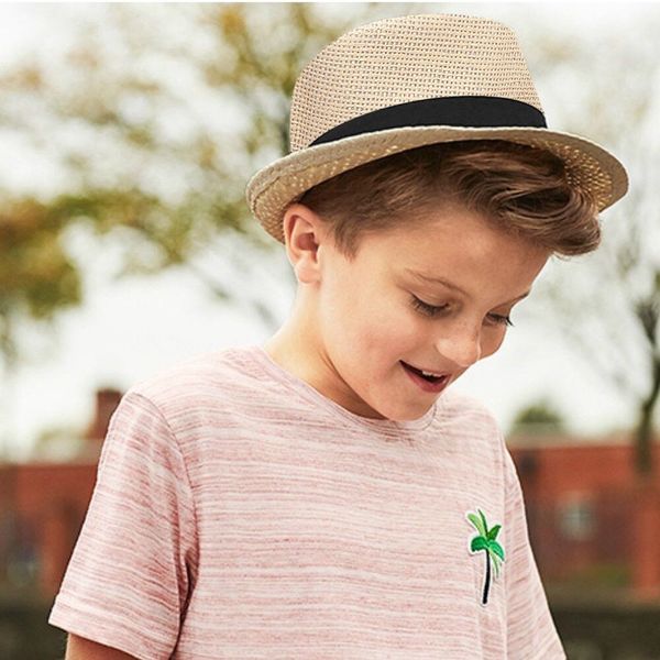 sunhat kids summer beach straw hat jazz panama trilby fedora hat gangster cap panama for boy girl fit for kids children
sunhat kids summer beach straw hat jazz panama trilby fedora hat gangster cap panama for boy girl fit for kids children