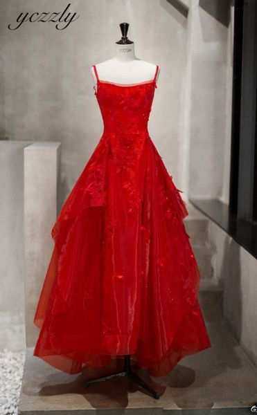 abendkleider 2020 elegant spaghetti straps high low red evening prom dresses long appliques beaded party formal dress e11, White;black
abendkleider 2020 elegant spaghetti straps high low red evening prom dresses long appliques beaded party formal dress e11, White;black