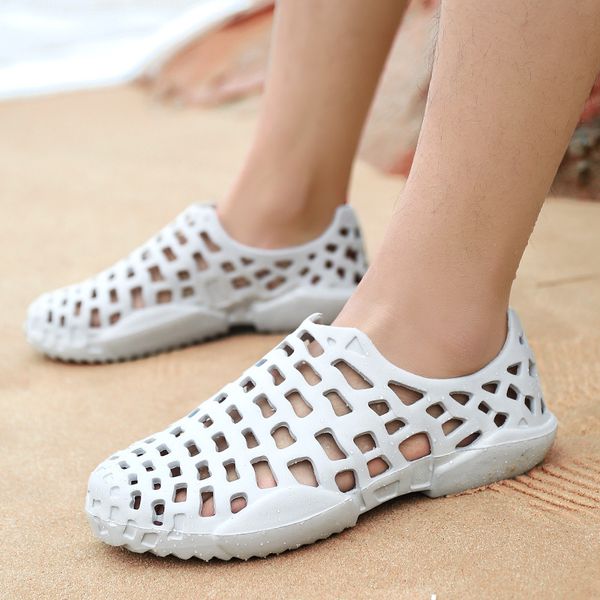 beach flats hollow out couple beach sandal mules footwear summer leisure hole shoes woman man sandalias lover mujer shoes, Black
beach flats hollow out couple beach sandal mules footwear summer leisure hole shoes woman man sandalias lover mujer shoes, Black