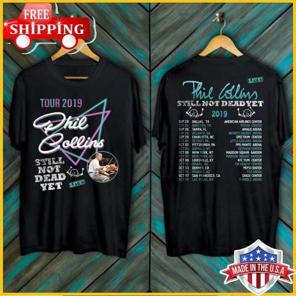 hip phil collins t-shirt still not dead yet tour 2019 rare black tee s-6xl, White;black
hip phil collins t-shirt still not dead yet tour 2019 rare black tee s-6xl, White;black