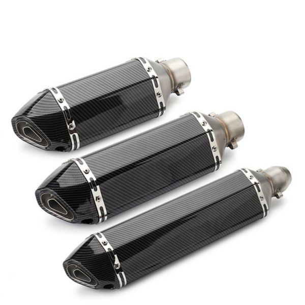 51mm motorcycle carbon fiber exhaust modify motocross exhaust muffler for fz6 cbr250 cb600 mt07 atv dirt pit bike
51mm motorcycle carbon fiber exhaust modify motocross exhaust muffler for fz6 cbr250 cb600 mt07 atv dirt pit bike