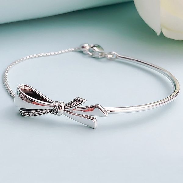 original brilliant bow ball clasp adjust bracelet bangle fit women 925 sterling silver bracelet bead charm diy europe jewelry, Black
original brilliant bow ball clasp adjust bracelet bangle fit women 925 sterling silver bracelet bead charm diy europe jewelry, Black