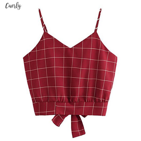 2020 summer plaid plaid women strap skinny vest camisole tie back crop camis cropped lady slim bralett blouse, White
2020 summer plaid plaid women strap skinny vest camisole tie back crop camis cropped lady slim bralett blouse, White