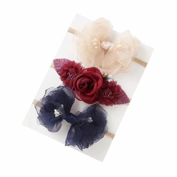 3pcs/lot newborn baby headband flower bows lace pearls haarband baby girl headbands elastic hair band hair accessories, Slivery;white
3pcs/lot newborn baby headband flower bows lace pearls haarband baby girl headbands elastic hair band hair accessories, Slivery;white
