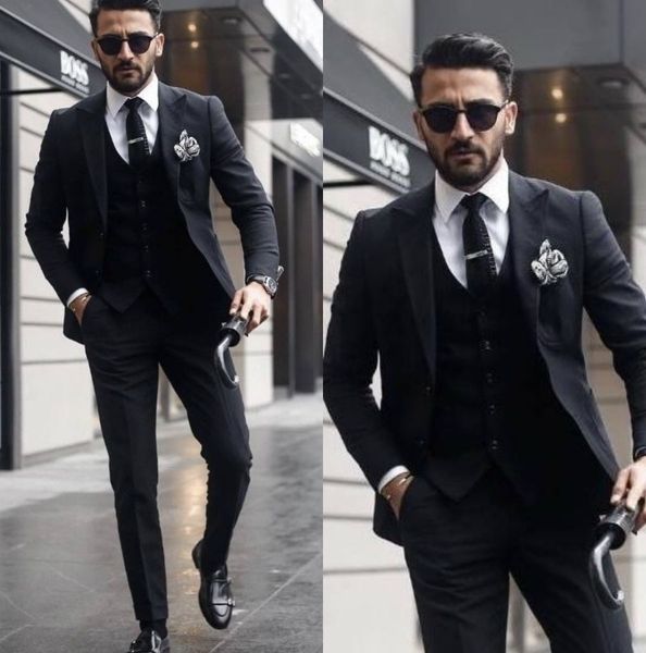 босс мужские костюмы для свадьбы отворот нежный жених носить slim fit жених свадебные смокинги 3 шт. куртка брюки жилет лучший человек блейз, Black;gray
босс мужские костюмы для свадьбы отворот нежный жених носить slim fit жених свадебные смокинги 3 шт. куртка брюки жилет лучший человек блейз, Black;gray