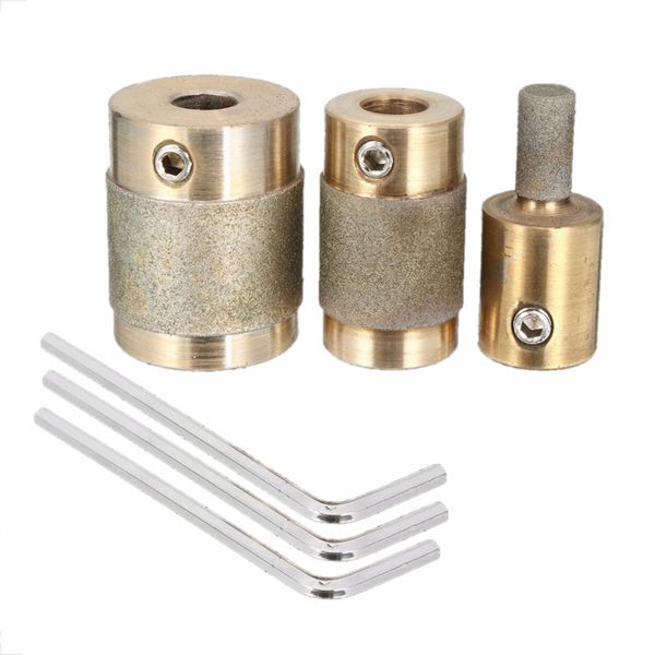 3pcs grinder head 1 inch 3/4 inch 1/4 brass core standard grit stained glass grinder bit head for glass stone
3pcs grinder head 1 inch 3/4 inch 1/4 brass core standard grit stained glass grinder bit head for glass stone