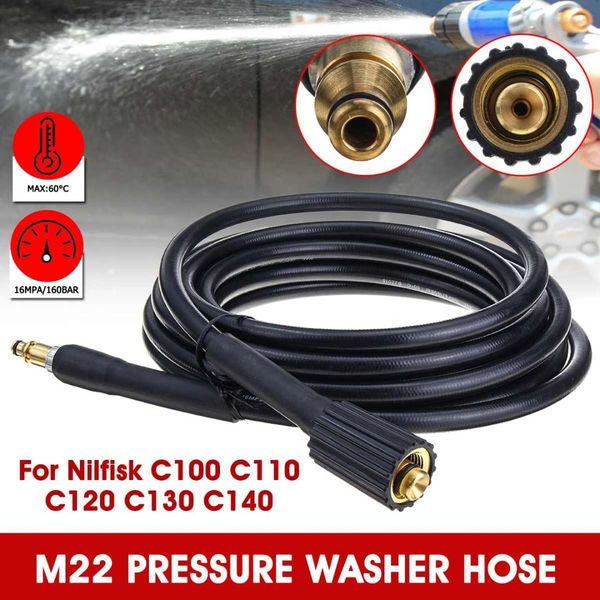 6 meters m22 high pressure washer blasting hose pipe cord water cleaning jet power wash for nilfisk c100 c110 c120 c130 c140
6 meters m22 high pressure washer blasting hose pipe cord water cleaning jet power wash for nilfisk c100 c110 c120 c130 c140