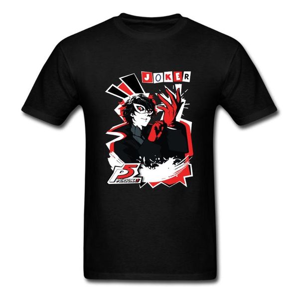 matching clothing persona joker short sleeved t-shirts teenage graphic tee 100% cotton o neck men t shirt for team, White;black
matching clothing persona joker short sleeved t-shirts teenage graphic tee 100% cotton o neck men t shirt for team, White;black
