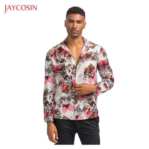 joycosin men shirt winter new male clothes casual fashion slim fit button shirt exotic print lapel long sleeve men pink, White;black
joycosin men shirt winter new male clothes casual fashion slim fit button shirt exotic print lapel long sleeve men pink, White;black