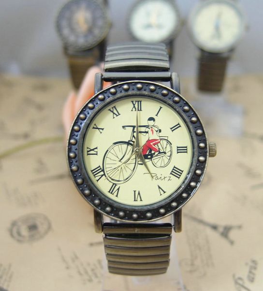 vintage elastic steel bracelet watch men women sports quartz wristwatches e-3, Slivery;brown
vintage elastic steel bracelet watch men women sports quartz wristwatches e-3, Slivery;brown