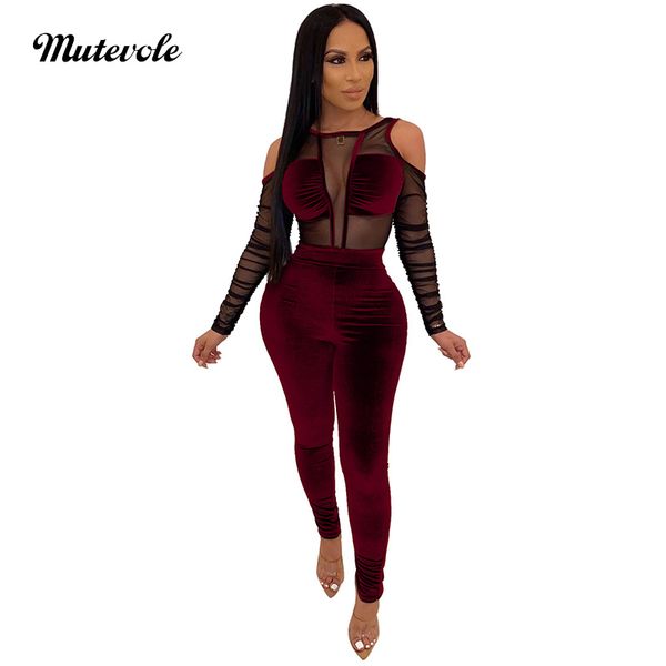 mutevole cold shoulder mesh patcheork velvet комбинезон женщины повседневная длинные рукава тощий комбинезон sexy see through партии, Black;white
mutevole cold shoulder mesh patcheork velvet комбинезон женщины повседневная длинные рукава тощий комбинезон sexy see through партии, Black;white