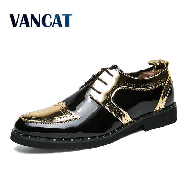 vancat brand men dress shoes moccasin glitter men formal shoes italian leather luxury fashion wedding oxford men's, Black
vancat brand men dress shoes moccasin glitter men formal shoes italian leather luxury fashion wedding oxford men's, Black