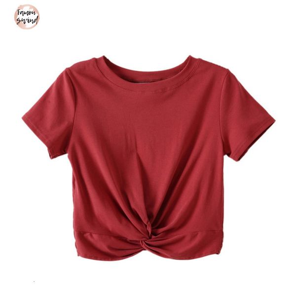 мода футболка летняя crop топы женщины с коротким рукавом o шеи knotted крест tops груза падения хорошее качество, White
мода футболка летняя crop топы женщины с коротким рукавом o шеи knotted крест tops груза падения хорошее качество, White