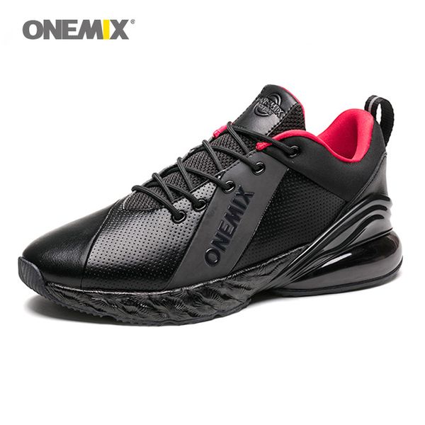 onemix men's leather running shoes breathable sport jogging shoes athletic air cushion 270 sneakers men zapatos de hombre
onemix men's leather running shoes breathable sport jogging shoes athletic air cushion 270 sneakers men zapatos de hombre