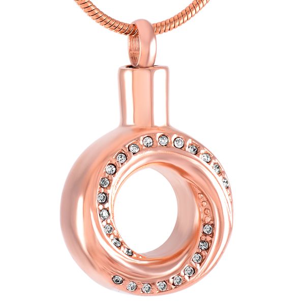 z228 rose gold inlay white crystal circle stainless steel memorial urn necklaces that hold cremated ashes keepsake jewelry for women, Silver
z228 rose gold inlay white crystal circle stainless steel memorial urn necklaces that hold cremated ashes keepsake jewelry for women, Silver