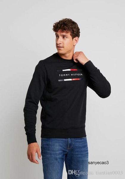 tommy hilfiger мужская дизайнерская мода новые толстовки кофты мужские женские спортивные ветровки с длинным рукавом топ сплошной цвет пальт, Black 
tommy hilfiger мужская дизайнерская мода новые толстовки кофты мужские женские спортивные ветровки с длинным рукавом топ сплошной цвет пальт, Black