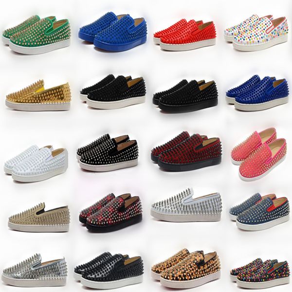 designer sneakers red bottom shoe low cut suede spike luxury shoes for men and women shoes party wedding crystal real leather sneakers, Black
designer sneakers red bottom shoe low cut suede spike luxury shoes for men and women shoes party wedding crystal real leather sneakers, Black