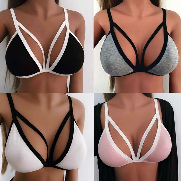 французский стиль bralette бесшовные глубокий v кружевной бюстгальтер беспроводной тонкий нижнее белье сексуальное женское белье мягкие бюст, Black;white
французский стиль bralette бесшовные глубокий v кружевной бюстгальтер беспроводной тонкий нижнее белье сексуальное женское белье мягкие бюст, Black;white