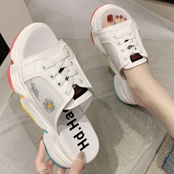 slippers patchwork mesh outside embroider pu women flip flops student sneake shoes woman daisy breathable elevated slides 2021, Black
slippers patchwork mesh outside embroider pu women flip flops student sneake shoes woman daisy breathable elevated slides 2021, Black
