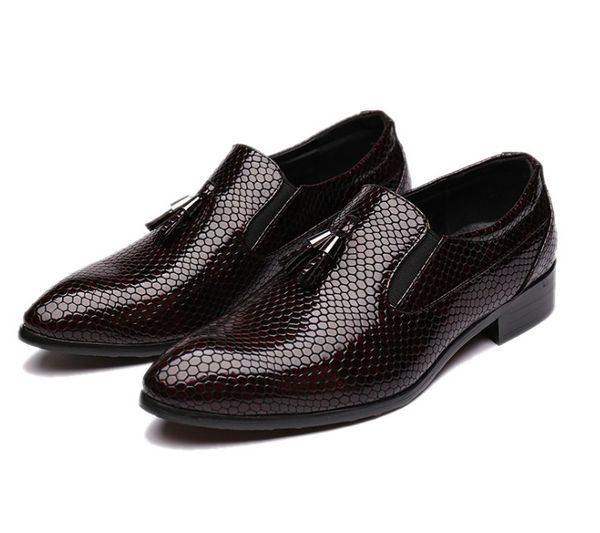 new designer pu leather men flats business brand shoes design men dress shoes oxfords formal 38-48, Black
new designer pu leather men flats business brand shoes design men dress shoes oxfords formal 38-48, Black