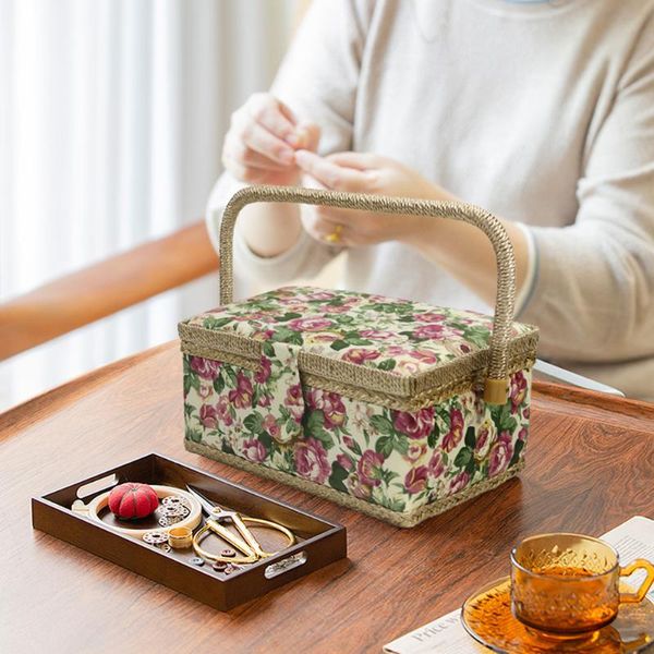 knitting needles thread basket household fabric sewing storage organizer craft storage basket sewing tool accessory, Black
knitting needles thread basket household fabric sewing storage organizer craft storage basket sewing tool accessory, Black