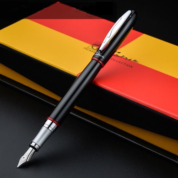 pimio 907 luxury smooth black and red stripe 0.5mm iridium nib metal fountain pen with original gift box ink pens ing
pimio 907 luxury smooth black and red stripe 0.5mm iridium nib metal fountain pen with original gift box ink pens ing