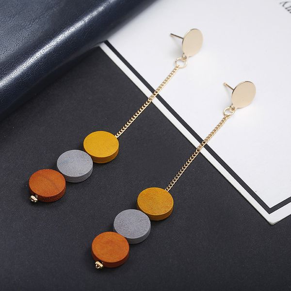 boho vintage retro long hanging earrings gold color wood beads pendant metal tassel ethnic drop earrings women street jewelry, Silver
boho vintage retro long hanging earrings gold color wood beads pendant metal tassel ethnic drop earrings women street jewelry, Silver