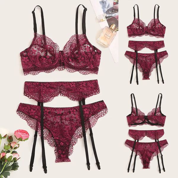 lingerie bra set new women lace lingerie bra garter briefs set babydoll cut-out sleepwear brief sets lenceria, Red;black
lingerie bra set new women lace lingerie bra garter briefs set babydoll cut-out sleepwear brief sets lenceria, Red;black