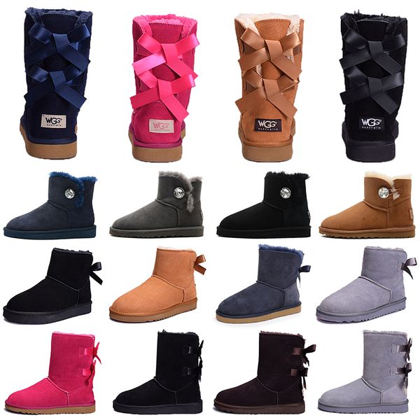 fashion luxury wgg womens designer boots chestnut black navy blue grown pink leather outdoor australia winter snow boots girls ankle boots, White;red
fashion luxury wgg womens designer boots chestnut black navy blue grown pink leather outdoor australia winter snow boots girls ankle boots, White;red