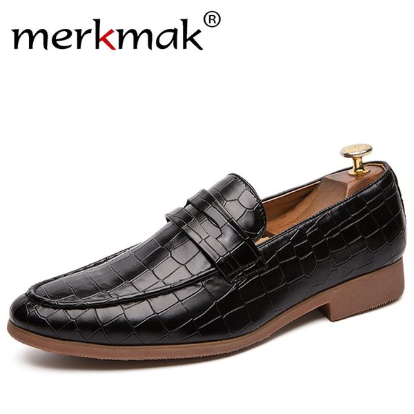 merkmak leather men dress shoes classic crocodile print slip-on formal business shoe big size 47 male footwear for party wedding, Black
merkmak leather men dress shoes classic crocodile print slip-on formal business shoe big size 47 male footwear for party wedding, Black