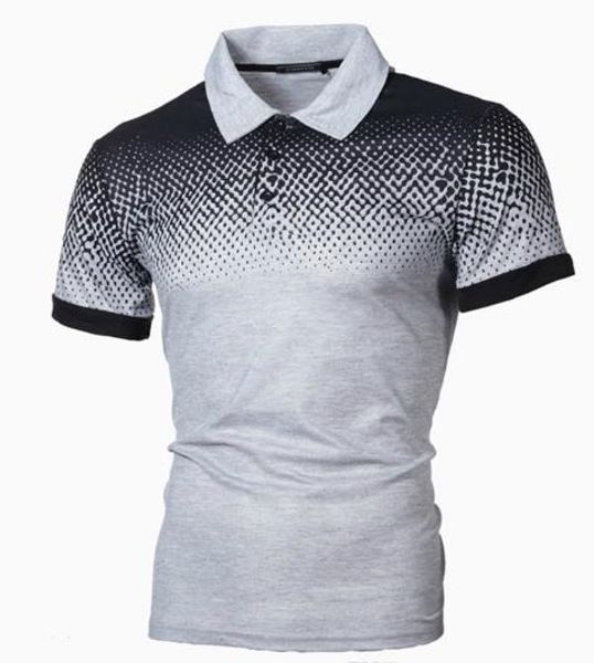 luxury mens polo shirts designer printed gradient slim tee casual mens summer short sleeves, White;black
luxury mens polo shirts designer printed gradient slim tee casual mens summer short sleeves, White;black