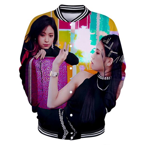 itzy 3d printed baseball jackets women/men fashion long sleeve jacket 2019 casual streetwear clothes, Black;brown
itzy 3d printed baseball jackets women/men fashion long sleeve jacket 2019 casual streetwear clothes, Black;brown