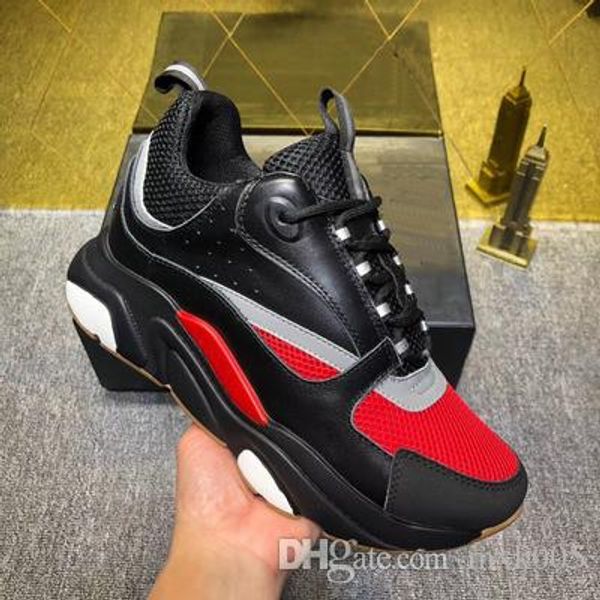women's men's designer shoes sneaker luxury d leather comfortable casual b22 trainer walking knit meshu up shoes mh189604, Black
women's men's designer shoes sneaker luxury d leather comfortable casual b22 trainer walking knit meshu up shoes mh189604, Black