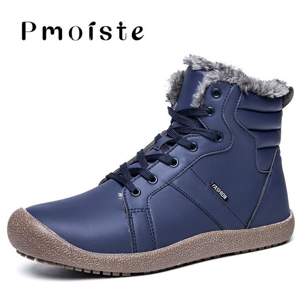 fashion high shoes winter plus size 45-48 pu warm ankle boots men casual lace up snow boots male short plush, Black
fashion high shoes winter plus size 45-48 pu warm ankle boots men casual lace up snow boots male short plush, Black