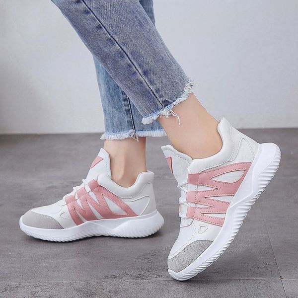 women shoes women casual shoes lace up flats pink trainers sneakers female basket femme sale, Black
women shoes women casual shoes lace up flats pink trainers sneakers female basket femme sale, Black