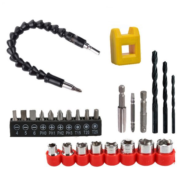 11/20/21/26/32pcs flexible shaft bits extention screwdriver drill bit holder connection link electronic hex shank repair tools
11/20/21/26/32pcs flexible shaft bits extention screwdriver drill bit holder connection link electronic hex shank repair tools