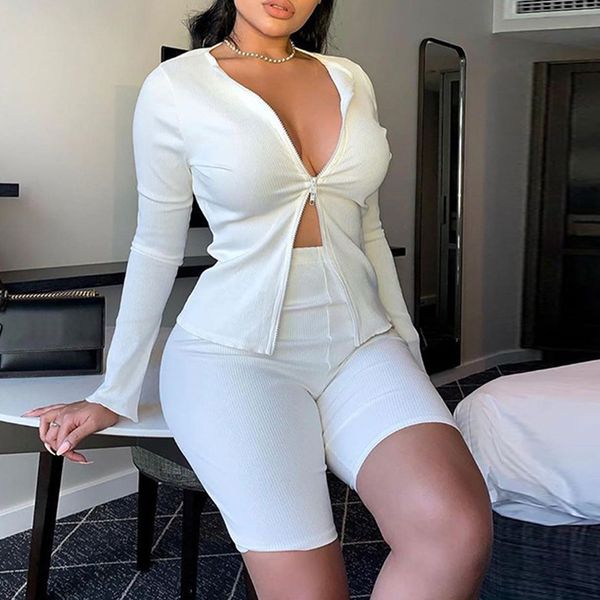 women's clothing 2020 spring autumn double zipper two piece set and short knit suit long sleeve women two piece outfits, Gray
women's clothing 2020 spring autumn double zipper two piece set and short knit suit long sleeve women two piece outfits, Gray