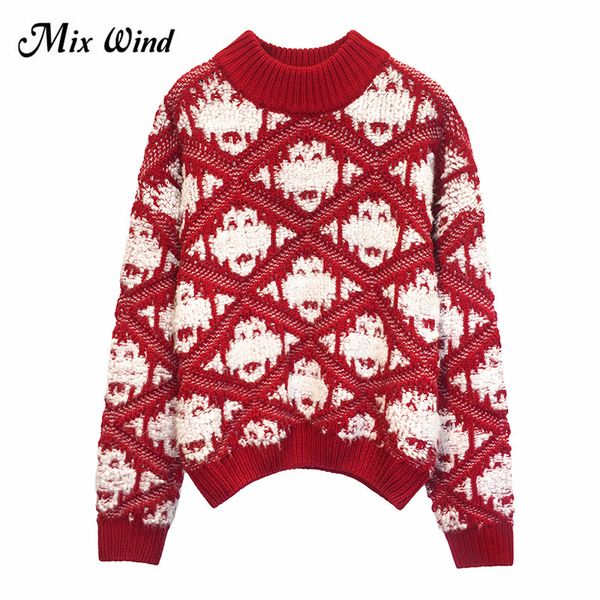mix wind winter korean style cute smile christmas special pullover long sleeve argyle sweater, White;black
mix wind winter korean style cute smile christmas special pullover long sleeve argyle sweater, White;black